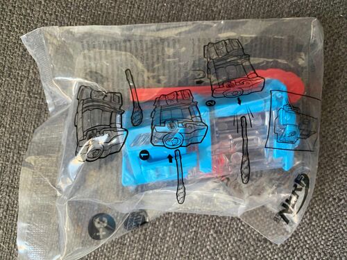 Jouet Bleu Et Rouge Nerf (Burger King)