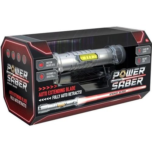 Jeux De Rôle - Goliath - Power Saber Red - Sabre 1:1 Contractable Et Rétractable! Dès 8 Ans