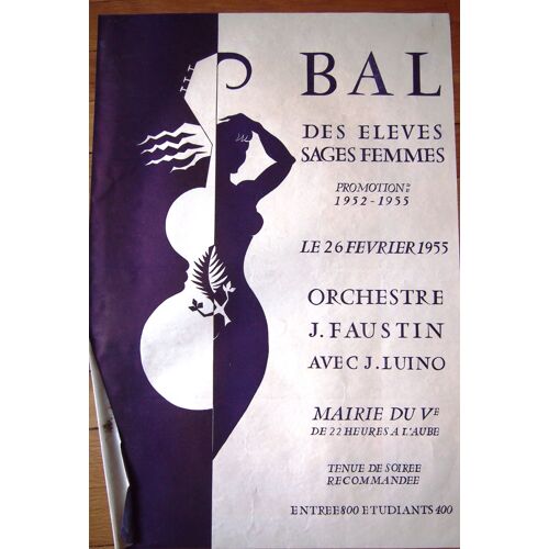 Le Bal Des Élèves Sages Femmes Promotion 1952-1955