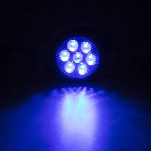 Blue Marqueur Latéral Voiture À 7 Led 24v, Feu Arrière Freinage, Feux Ronds, Réflecteurs, Indicateur D'ampoule, Camion, Remorque, Camion Nipseyteko