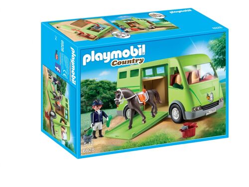 Playmobil 6928 - Cavalier avec van et cheval
