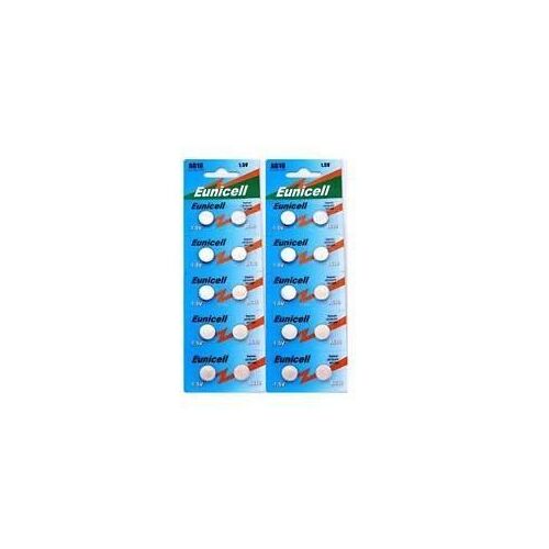 20 Piles AG10 LR54 D389 D39 SR1131 SR54 S09 SR1130SW EUNICELL