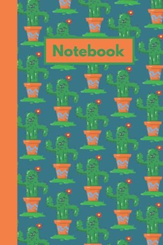 Cute Cactus Pattern Notebook: Patterned Cacti Themed Composition Lined Journal, Ideal For Any Plant Hobbyists Or Cactaceae Enthusiast. Can Be Used As A Plant Or A Gardeners Log Book!