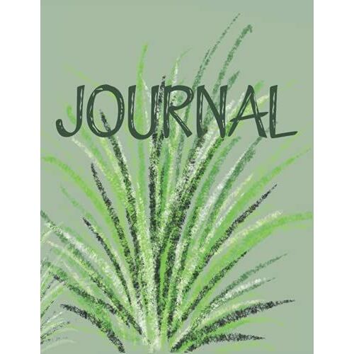 Grassy Journal: 120 Lined Pages With Floral Design On Inside Pages