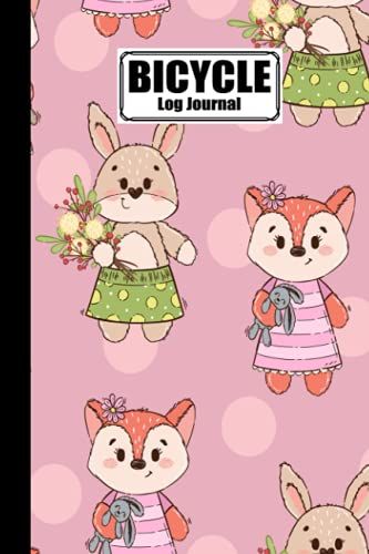 Bicycle Log Journal: Premium Fox Cover Bicycle Log Journal, Training Notebook For Cyclists & Cycling Enthusiasts, 120 Pages, Size 6" X 9" | By Astrid Mack