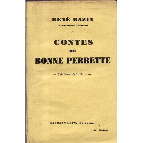 Contes De Bonne Perrette