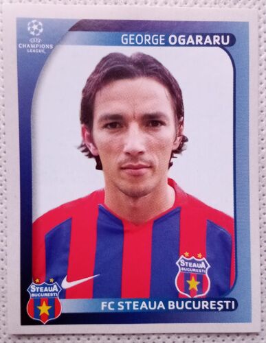 Uefa Champions League 2008 / 2009 - Fc Steaua Bucuresti N°509 George Ogararu - Foot, Autocollant, Sticker, Image, Vignette Panini
