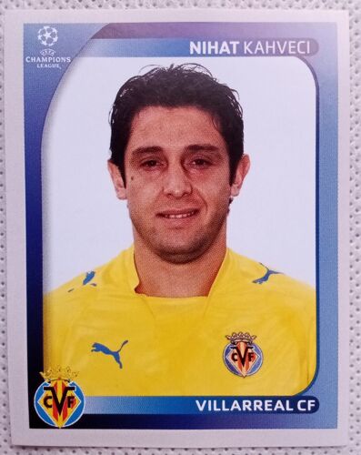 Uefa Champions League 2008 / 2009 - Villarreal Fc N°534 Nihat Kahveci - Foot, Autocollant, Sticker, Image, Vignette Panini