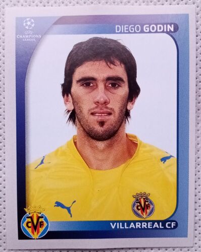 Uefa Champions League 2008 / 2009 - Villarreal Fc N°522 Diego Godin - Foot, Autocollant, Sticker, Image, Vignette Panini