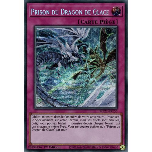 Prison Du Dragon De Glace - Mp21-Fr155 En Prismatique Secret Rare - Yu-Gi-Oh !