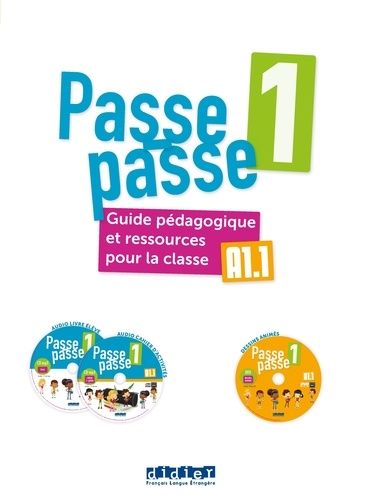 Passe-Passe 1 A1.1 - Guide Pédagogique Et Ressources Pour La Classe (1 Dvd + 2 Cd Audio)