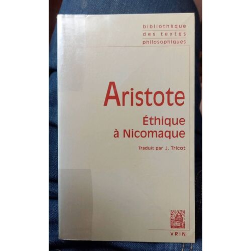 Aristote Éthique À Nicomaque