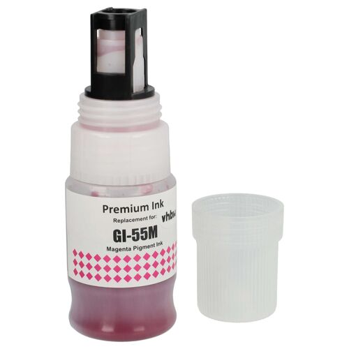 vhbw Encre de recharge remplacement pour Canon GI-55M, 6290C001 pour imprimante - Encre rechargeable magenta, pigmentée, 40ml