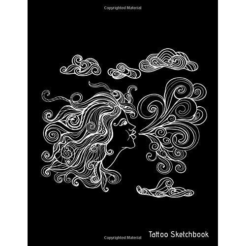 Tattoo Sketchbook: 100 Page Of Tattoo Idea Planner | Logbook | Designs New Art In Tattooing | Japanese And Traditional Tattoo Journal | Practice Sketch Books For Artist | Men And Women 8.5 X 11 Inch (