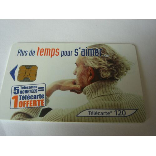 Carte Téléphone - Plus De Temps Pour S Aimer - 120 U