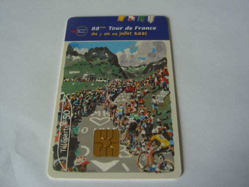 Carte Téléphone - Tour De France 2001 - 50 U