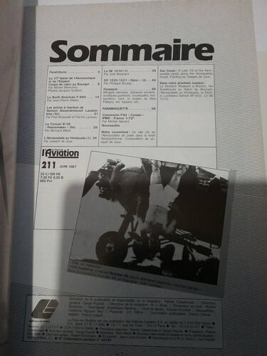 Le Fana De L'aviation 212 Juillet 1987