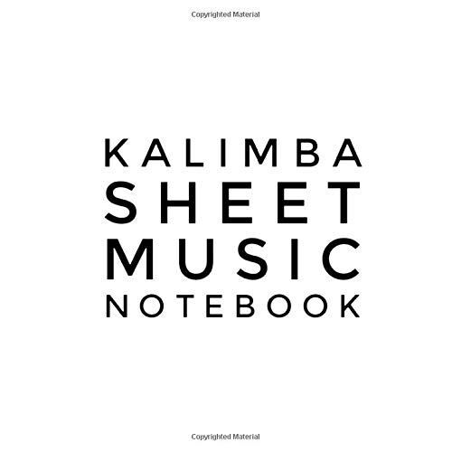Kalimba Sheet Music Notebook: Blank 12 Staves, 120 Pages Music Manuscript For Kalimba Musicians