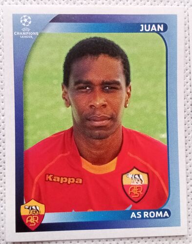 Uefa Champions League 2008 / 2009 - As Roma N°454 Juan - Foot, Autocollant, Sticker, Image, Vignette Panini