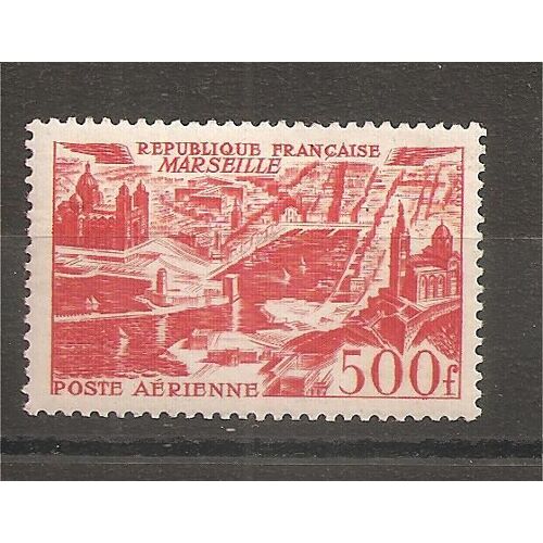 Pa 27 (1949) Poste Aérienne Marseille 500f N* (Côte 45e) (3153)