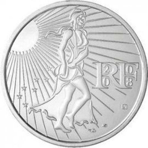 Piéce De 15 Euros Semeuse 2008 Argent Massif