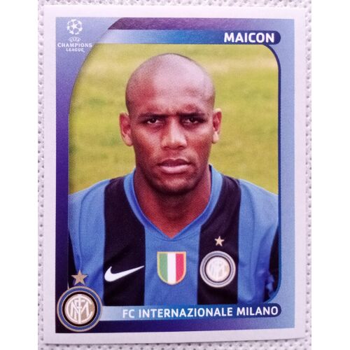 Uefa Champions League 2008 / 2009 - Fc Inter Milan N°304 Maicon - Foot, Autocollant, Sticker, Image, Vignette Panini
