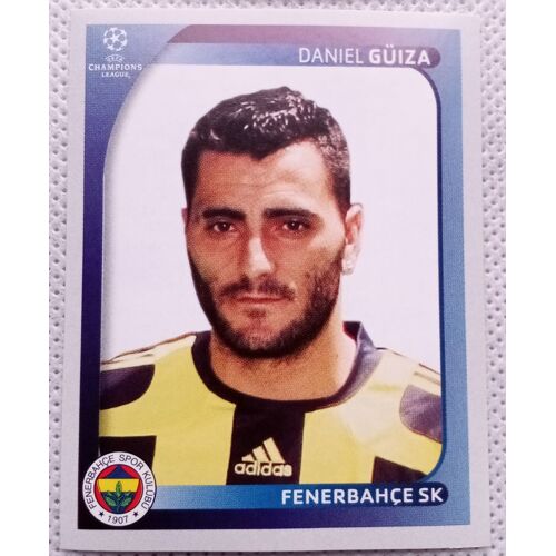 Uefa Champions League 2008 / 2009 - Fenerbahçe Sk N°278 Daniel Güiza - Foot, Autocollant, Sticker, Image, Vignette Panini