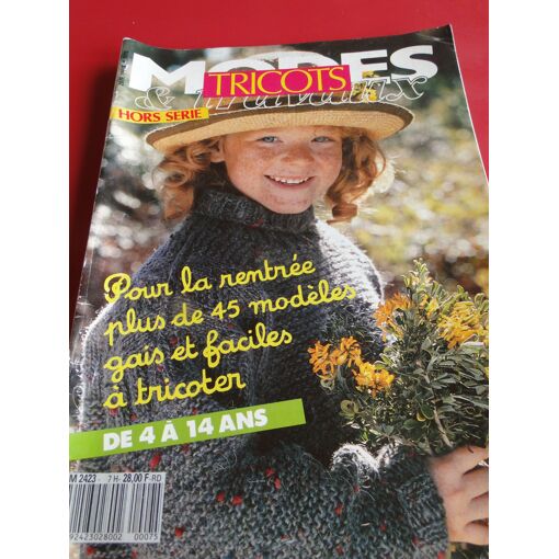 Magazine Modes & Travaux Spécial Layette 1985 - Hors-série Tricots Et Broderie Pour Bébé, Occasion