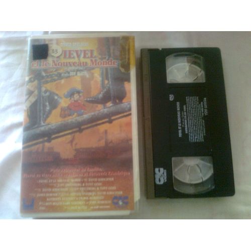 Cassette Vidéo Vhs - Fievel Et Le Nouveau Monde - Don Bluth