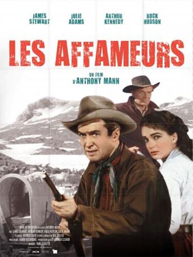 Les Affameurs (Bend Of The River) - Véritable Affiche De Cinéma Pliée - Format 120x160 Cm - De Anthony Mann Avec James Stewart, Arthur Kennedy, Rock Hudson, Julie Adams - 1952 Réédition 2019