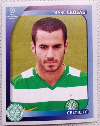 Uefa Champions League 2008 / 2009 - Celtic Fc N°205 Marc Crosas - Foot, Autocollant, Sticker, Image, Vignette Panini