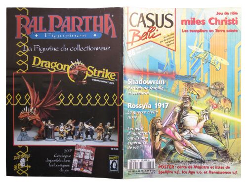 Casus Belli N° 88 : Miles Christi - Shadowrun - Rossyïa 1917 - Majistra, Spellfire, Ice Age...