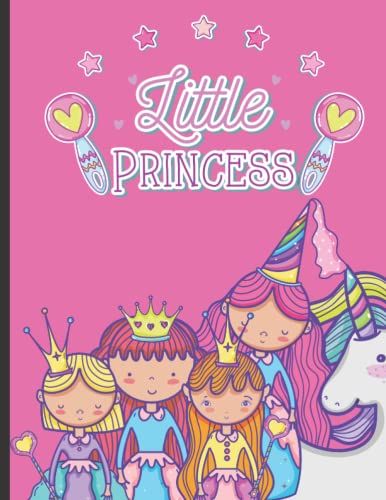 Little Princess Coloring Book: Fun & Beautifully Made Princess Coloring Designs For Girls (Perfect Gift For Kids, Teens, Girls & Women)