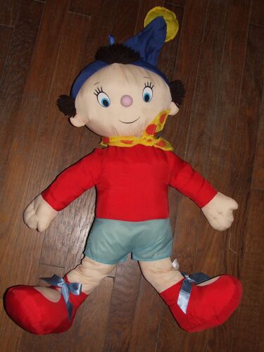 Oui Oui Puffalump Doudou Peluche De 1 Mètre Avec Bonnet À Grelot Peluche Rouge Bleu Bandanas 80 Cm Sans Bonnet