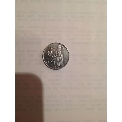 Pièce Monnaie 100 Lire 