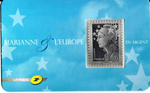 Timbre "Marianne L'europe" Argent