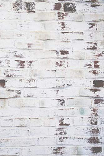 Notebook: Composition Notebook - Ruled Lined Paper Notebook Journal. Beautiful Vintage Brick Wall Pattern Design. 6 X 9, 120 Ruled Pages, No Margins, White Paper, Matte Finished Soft Cover