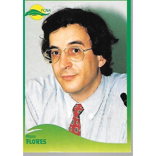 Carte Panini N°005 - Alain Flores - Fcna Cards 1996