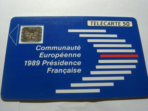 Carte Téléphone - Communauté Européenne 1989 Présidence Française - 50 U - Sc5argent