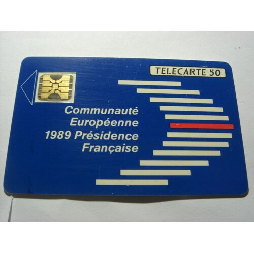 Carte Téléphone - Communauté Européenne 1989 Présidence Française - 50 U - Sc4or 