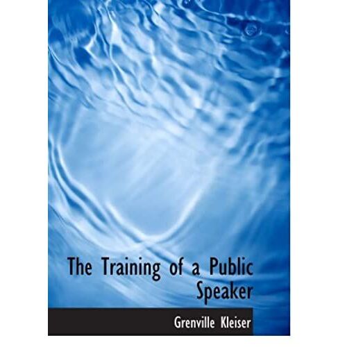 The Training Of A Public Speaker