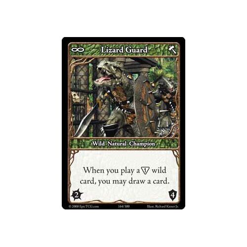 Epic Tcg : Lizard Guard - N° 164 - Vo
