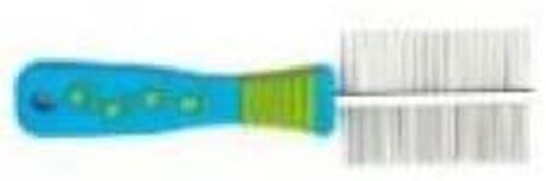Peigne Double, Écartement 3 Mm Et 1 Mm, 20 X 8 X 5 Cm, Bleu Turquoise Vert - Zamibo