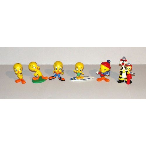 Figurine Titi Bullyland Lot 6 Titi Et Sylvestre