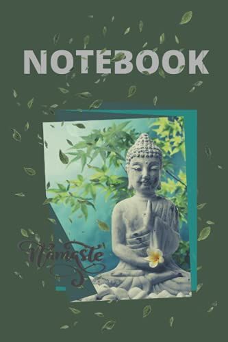 Notebook: Meditation Inspired Blank Lined Notebook