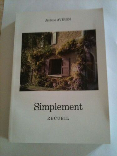 Jérôme Avrion "Simplement" Recueil