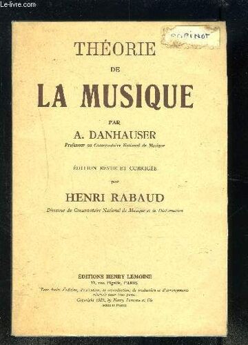 Theorie De La Musique