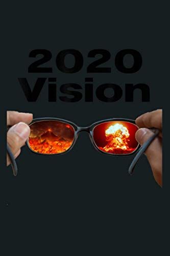 Mens 2020 Vision Glasses: Notebook Planner - 6x9 Inch Daily Planner Journal, To Do List Notebook, Daily Organizer, 114 Pages