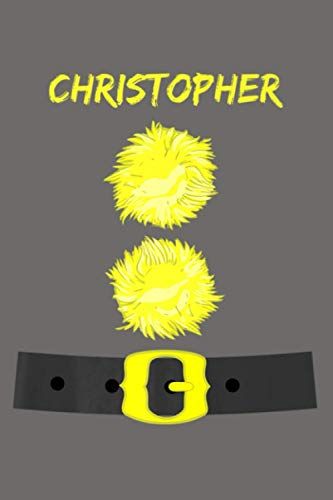 Christopher Dwarf Name Costume Christmas Party Premium: Notebook Planner - 6x9 Inch Daily Planner Journal, To Do List Notebook, Daily Organizer, 114 Pages