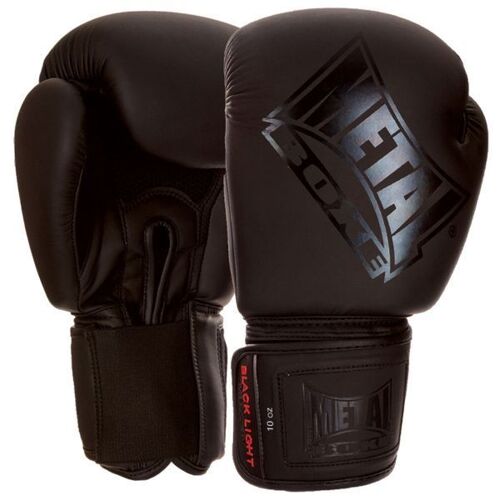 Gants De Boxe Metal Boxe Mb221 Black Light Mat - 8oz
